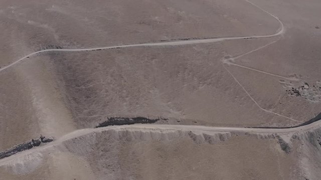 Aerial, Vista del Llullaillaco, Salar de Arizaro, Argentina - native 10 Bit (HLG)
