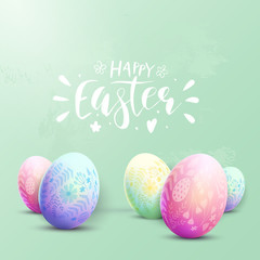 Romantic Easter background