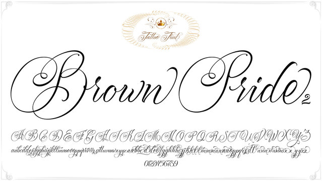 Brown Pride Font