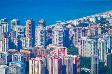 Prédios e Praia Rio de Janeiro