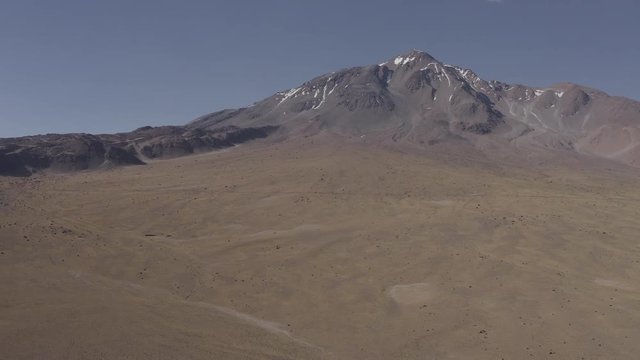 Aerial, Camino Al Paso Socompa, Border Between Chile And Argentina - native 10 Bit (HLG)