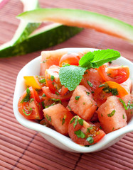 Watermelon Tomato Salad