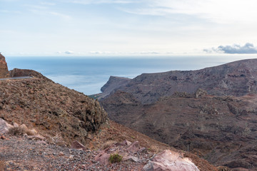 Obraz premium mountain view in la gomera canarias
