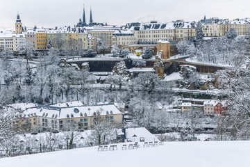 Fototapeta premium Luxemburgo Nevado