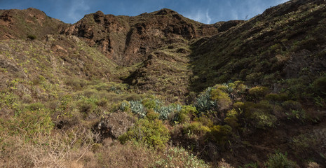 view of la gomera canarias mountain
