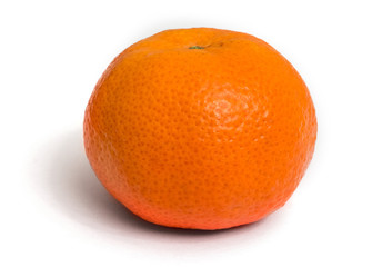 Tangerin on a white isolated background. Useful and vitamin food_