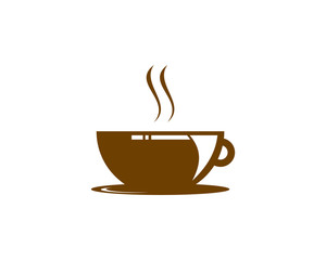 Coffee Shop Logo Icon Template Design Vector Illustration