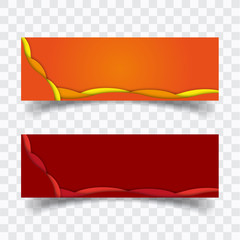 Fototapeta premium Vector banner or website header