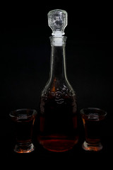 Obraz na płótnie Canvas Alcohol in the bottle