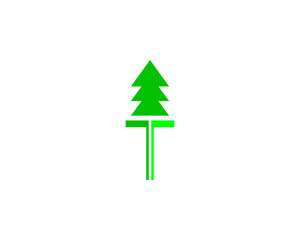 Pine Tree Logo Design Template