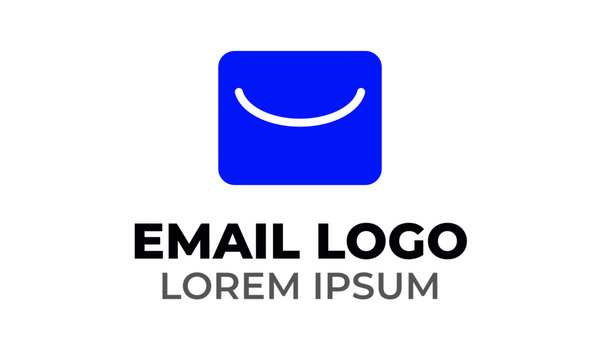 Email, Messaging Logo, App, Chat Logo, Minimalistic and Modern Logo Design