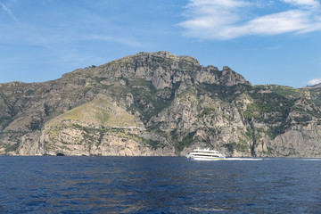 Fototapeta na wymiar Amalfi Cost in Naples, Italy