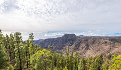 la gomera canarias mountain view