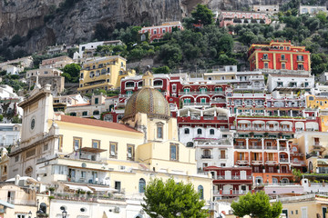 Fototapeta premium General view of Positano Town in Naples, Italy