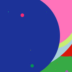 Circle geometric lovely abstract background multicolor pattern