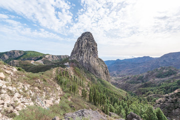 mountain view in la gomera canarias