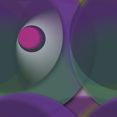Multicolored geometric circle abstract background seamless pattern