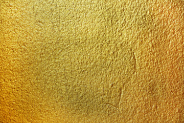 Fototapeta premium Yellow and gold stucco fingers