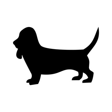 dog icon on white background