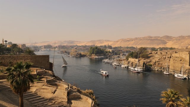 Felucca Aswan der Nil Ägypten
