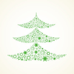 tree,Christmas snowflake