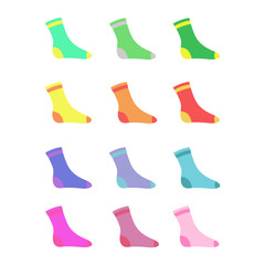 socks are different colors