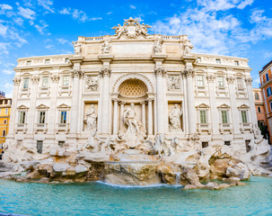 Obraz na płótnie Canvas Trevi Fountain in Rome, Italy