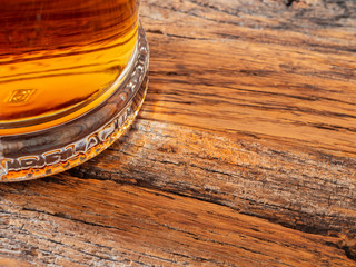 Irish Whiskey Bottle on Reclamined Wood Ireland Lettering