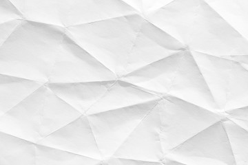 Obraz premium Tło jest białe ze starą powierzchnią, z pęknięciami i załamaniami. Tekstura papieru w stylu retro, zgniotu.