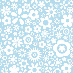 Flower seamless pattern background