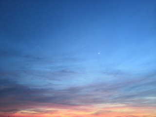 Ciel de coucher de soleil 