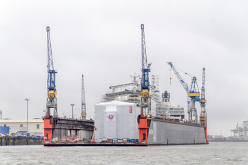 Obraz premium Hamburg Hafen Docks