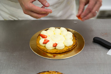 the millefeuille cake