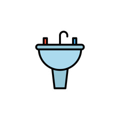 Basin vector icon sign symbol