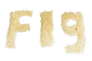 Figures are written on white background on white background