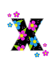 Alphabet Flower Topia X