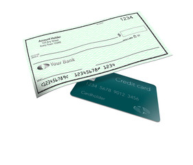 Personal bank checks from an individual checking account is pictured here.