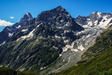 Fototapeta premium Tour de Mont Blanc. Alpy. Szwajcaria. Europa