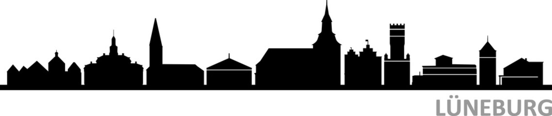 Obraz premium Lüneburg City Skyline 