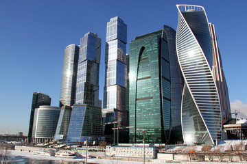 skyscrapers in Moscow 