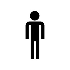 Man sign - simple icon