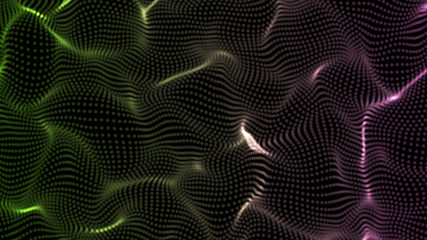 Colorful background of flowing fabric. Smooth and soft.