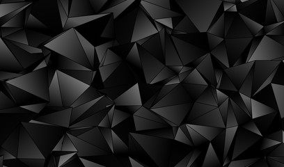 Fototapeta premium Triangular 3d, modern background