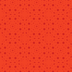 Seamless color pattern from a variety of shapes.