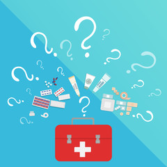 Medical  doctor or nurse kit laboratory equipment