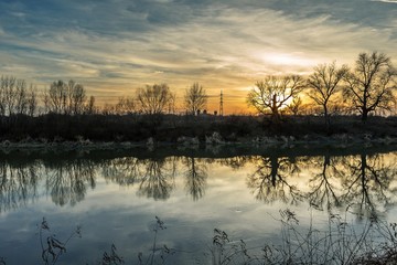Reflections at the river