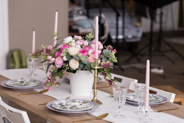 romantic dinner for the holiday