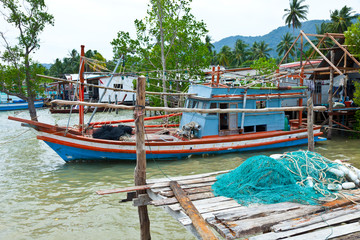Fototapeta na wymiar Lanta Old Town. Koh Lanta. Krabi province, Andaman Sea, Thailand, Asia