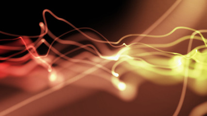 Background with color lines. Different shades and thickness.