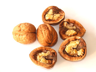 Whole nuts and items to eat or make desserts
